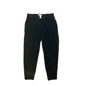 Abercrombie Kids Black Fleece Joggers Size M (8–10) — Cozy Athleisure Bottoms